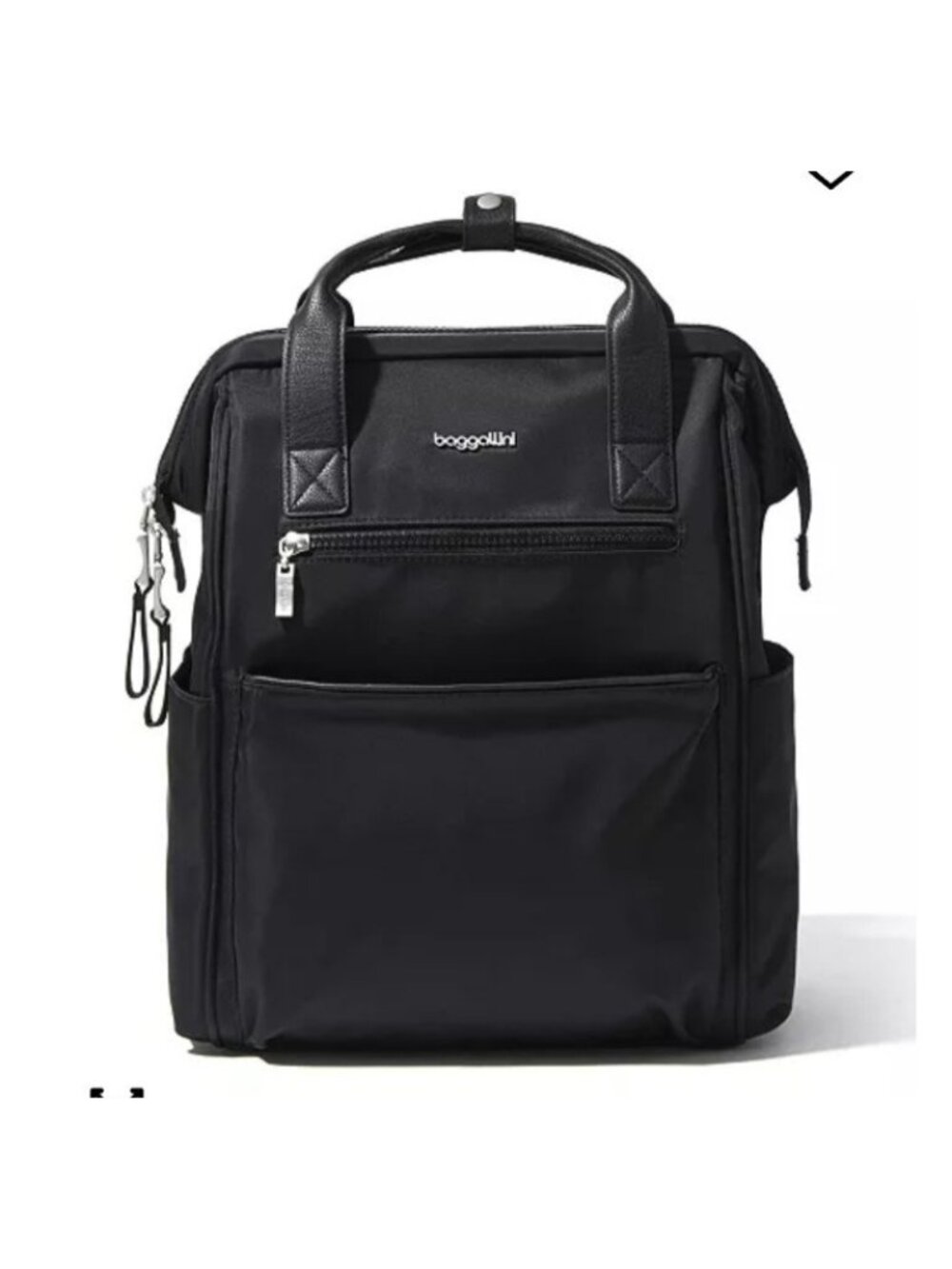 Baggallini Soho Backpack Black Laptop Travel Carry On Work Bag Lightweight